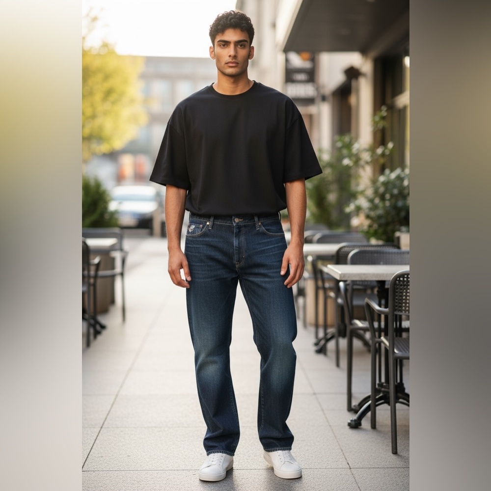 Ralph Lauren Dark Blue Straight Jeans